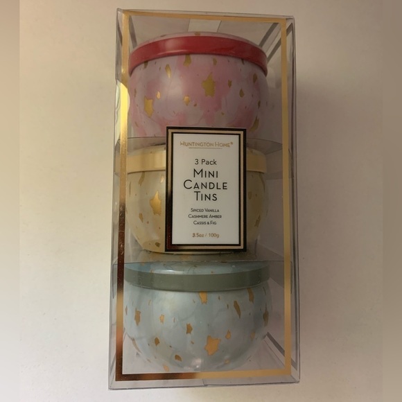 3-Pack Mini Candle Tins Gift Set - Picture 2 of 5